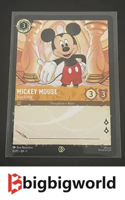 Disney Lorcana Promo Cards 15/P2 Mickey Mouse - True Friend - Image 1