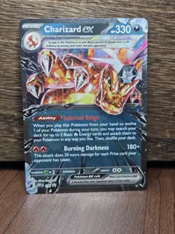 Charizard EX - 196 Promo Holofoil SV: Scarlet & Violet Promo Cards NM - Image 1