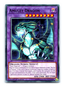 Amulet Dragon Common Card - LEDD-ENA35 - Common - 1st Edition - Yugioh - Image 1