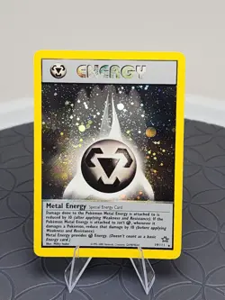 Near Mint Metal Energy Pokemon Card 19/111 Neo Genesis Holo SWIRL RARE - Image 1