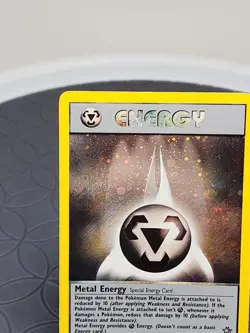Near Mint Metal Energy Pokemon Card 19/111 Neo Genesis Holo SWIRL RARE - Image 3