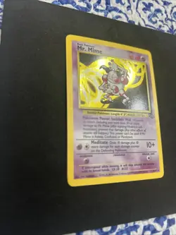 Pokemon TCG Mr. Mime Jungle Holo Rare Card 6/64 - Image 2