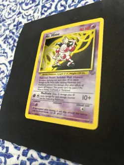 Pokemon TCG Mr. Mime Jungle Holo Rare Card 6/64 - Image 3