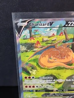 Pokemon TCG Charizard v SWSH260 Sword & Shield Promo Card Near Mint Condition - Image 2