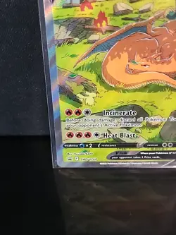 Pokemon TCG Charizard v SWSH260 Sword & Shield Promo Card Near Mint Condition - Image 5
