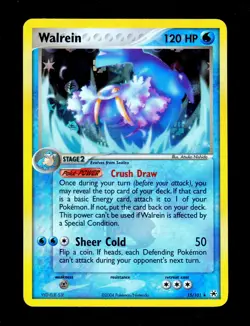 2004 Pokemon WALREIN Ex Hidden Legends REVERSE HOLO Foil RARE Set Card 15/101 NM - Image 2