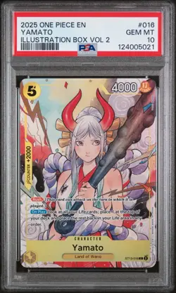 One Piece Illustration Box Promo Cards Vol 1 & 2 PSA 10 Nami Boa Yamato Maria - Image 5