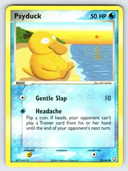 Psyduck 70/109 2004 EX Team Rocket Returns Pokemon Card TCG Nintendo Common - Mp - Image 1