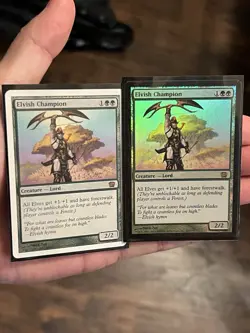 Elvish Champion 8th Edition Regular And Foil Card - Image 1
