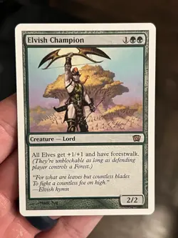 Elvish Champion 8th Edition Regular And Foil Card - Image 2