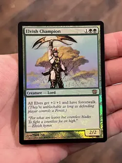 Elvish Champion 8th Edition Regular And Foil Card - Image 4