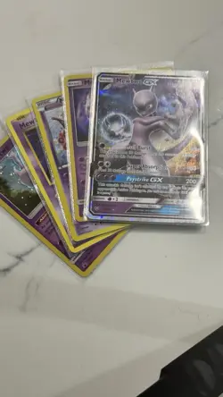 Mewtwo and Mew Pokemon Card Lot Of 5, Pokemon! - Image 1