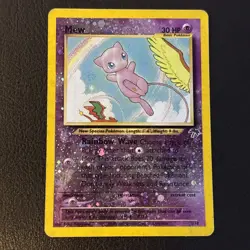 Pokemon Mew TCG Reverse Holo Promo Card 1/18 Southern Islands - Image 1