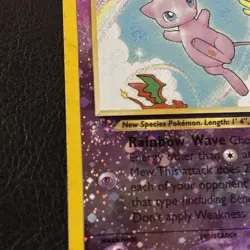 Pokemon Mew TCG Reverse Holo Promo Card 1/18 Southern Islands - Image 5