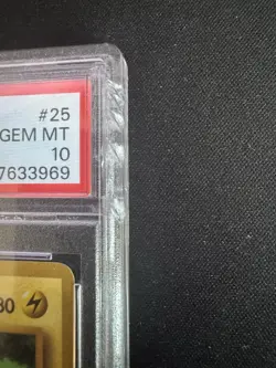 PSA 10 Pokemon Card PIKACHU 1998 Series 1 Vending Japanese Damaged Case - Image 3