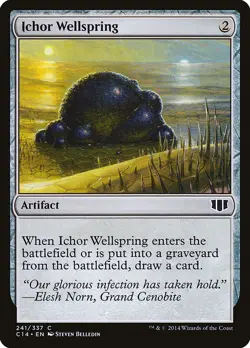 MTG Magic the Gathering Ichor Wellspring (241/397) Commander 2014 LP - Image 1