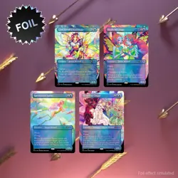 Secret Lair Faerie, Faerie, Faerie Rad Magic the Gathering MTG Foil Set - Image 1