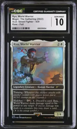 MTG Ryu, World Warrior (Foil) - Secret Lair Drop - CGC Gem Mint 10 - Image 1