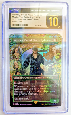 MTG RARE FOIL PRINCESS BRIDE Westley, Dread Pirate Roberts CGC PRISTINE GRADE 10 - Image 1