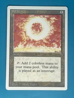 Mtg Sol Ring Revised Edition Regular - Image 1