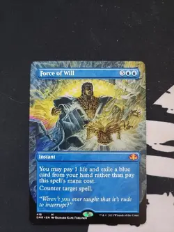 Force of Will (Borderless) Dominaria Remastered Regular - Image 1