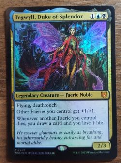 1x Tegwyll, Duke of Splendor FOIL - NM - Wilds of Eldraine - SPARROW MAGIC - Image 1