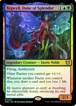 Tegwyll, Duke of Splendor - FOIL - Commander: Wilds of Eldraine - MTG - Image 1