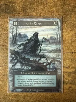Sorcery Contested Realms - Beta - Grim Reaper NM - Image 1