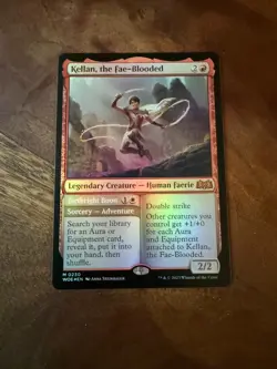 1x Kellan, the Fae-Blooded FOIL - NM - Wilds of Eldraine - WOE - 0230 - Image 1