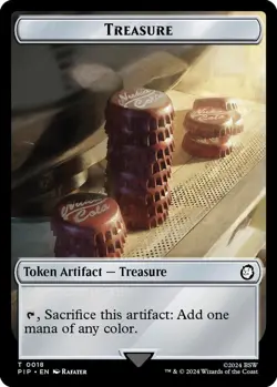 4x Junk/Treasure Token, Fallout Tokens, MTG, 4 pack, Magic the Gathering - Image 2