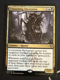 1x Consuming Aberration (10) Guild Kits GK1 LP MTG Magic the Gathering x1 MKE - Image 1