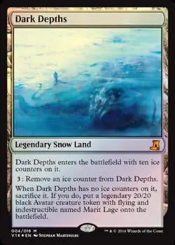1x Dark Depths - Foil NM-Mint, English From the Vault MTG Magic - Image 1