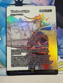 2025 MTG Final Fantasy Warrior Of Light Showcase Foil #17 - Image 1