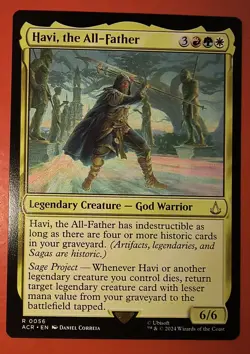 MAGIC, MTG: HAVI, THE ALL - FATHER /ACR /RARE #0056/ NM, REGULAR FINISH - Image 1