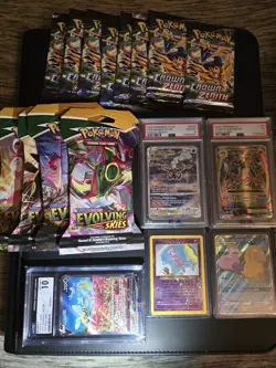 Darkrai VSTAR GG50 Crown Zenith PSA 10 Evolving Skies Pack, Charizard &More - Image 1