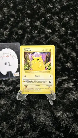 Pokemon Pikachu Red Cheeks Base Set Shadowless Unlimited - Image 1