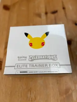 Pokemon TCG Celebrations 25th Anniversary Elite Trainer Box ETB New Sealed - Image 1