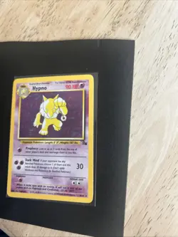 Pokemon TCG Hypno 8/62 Fossil Unlimited Holo Rare LP Condition - Image 4