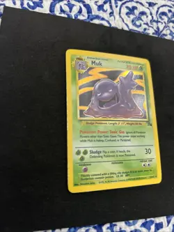 Pokemon TCG Muk 13/62 Holo Rare Fossil - Image 2