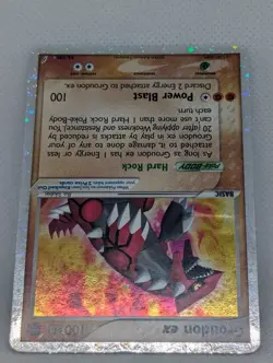 Groudon ex 93/100 Crystal Guardians Holo Ultra Rare Pokemon TCG Nintendo MP - Image 4