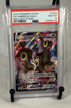 PSA 10 Umbreon VMAX TG23/TG30 Brilliant Stars FA Trainer Pokemon TCG GEM MINT - Image 1