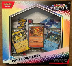 Pokemon TCG Scarlet & Violet Prismatic Evolutions Poster Collection | BRAND NEW - Image 1