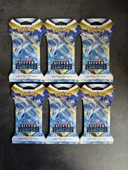Pokemon Silver Tempest Sleeved Booster Pack 6x - Brand New & Sealed - Image 1