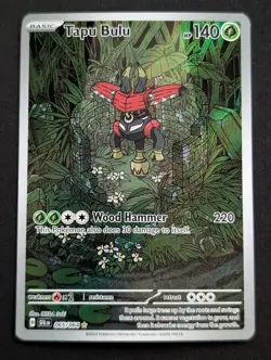 Tapu Bulu 065/064 Illustration Rare Shrouded Fable Pokemon TCG LP - Image 1