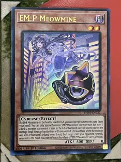 Yugioh EM:P MEOWMINE Ultra Rare PHN -EN032 - Image 1