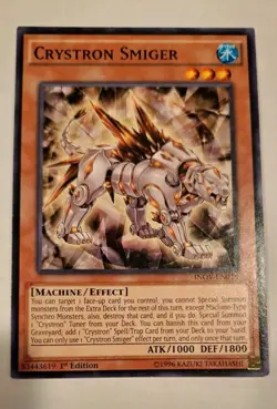 Yu-Gi-Oh! Crystron Smiger | INOV-EN018 | (Common) 1st ed NM/M - Image 1