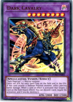 Dark Cavalry - DUPO-EN002 - Ultra Rare - 1st Edition Yugioh - Image 1
