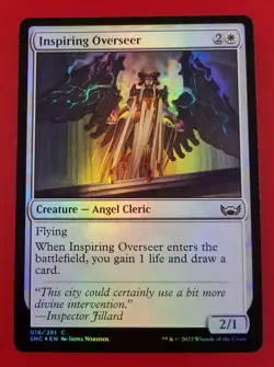 1x Inspiring Overseer | FOIL | Streets of New Capenna | MTG Magic Cards - Image 1