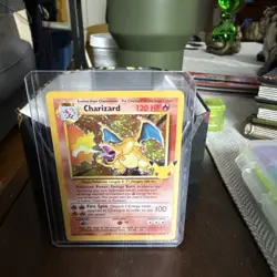 Pokemon TCG Charizard Celebrations Holo Card 4/102 Mint/Near Mint Condition - Image 1
