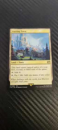 Starting Town Magic the Gathering Card Final Fantasy Series 289 - Image 1